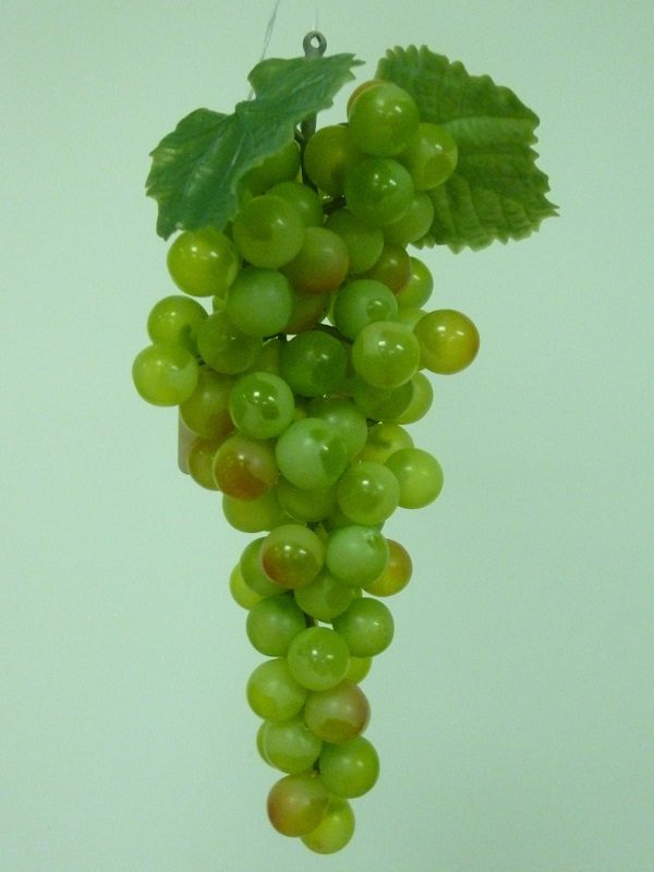 Artificial Fruit Bunch Grapes 'Green' Realistic Fruits Display