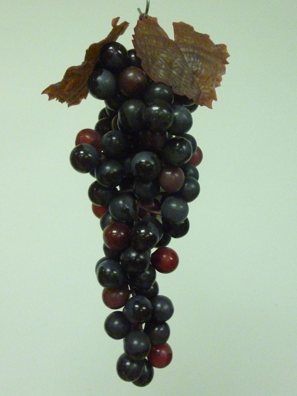 Bunch Grapes 'Burgandy/Red' 220mm Realistic Fruits Artificial Fruit