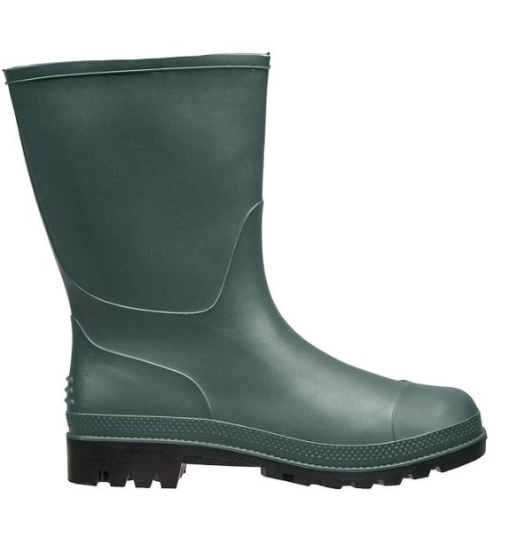 Briers Traditional Green PVC Short Wellington Boot Size UK 4