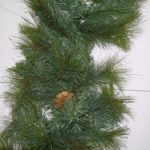 9ft Boston Pine Garland With Real Pine Cones Christmas Decoration Artificial