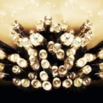 200 Multi Action Battery Operated  Warm White LED Christmas Lights + Timer