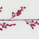 1.8m Red Berry Snow Garland Premier Christmas Decoration DF187083