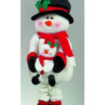 89cm Snowman Figure Extendable Christmas Figure / Decoration Premier