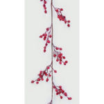 1.8m Red Berry Snow Garland Premier Christmas Decoration DF187083