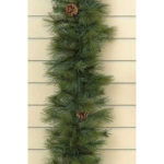 9ft Boston Pine Garland With Real Pine Cones Christmas Decoration Artificial