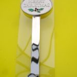 Metal Plated Door Wreath Hanger 30cm Christmas Decoration Deluxe 'Merry Christmas' Design