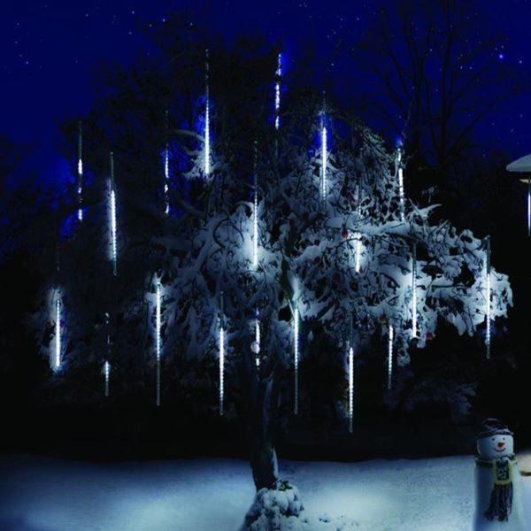 5pc White LED 20cm Snowing Shower / Meteor Shower Lights 60 LED's