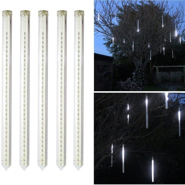 5pc White LED 50cm Snowing Shower / Meteor Shower Lights 150 LED's