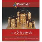Silver & Black Parcels 40 White Fairy Lights Christmas Lights Indoor Set 3
