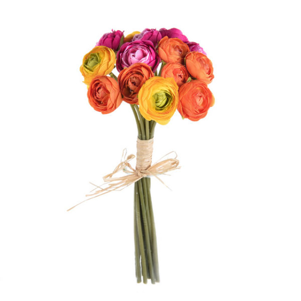 Mixed Ranunculus Bundle / Bunch 27cm Artificial Silk Flowers