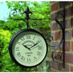 Paddington Station 27cm (10.6") Outdoor Double Sided Garden Clock