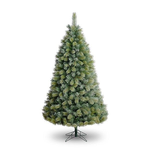 8ft Breckenridge Frosted Pine Artificial Christmas Tree PE & PVC