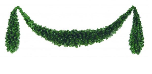 Green Pine Swag With Tassels 180 x 60cm Kaemingk Christmas decoration