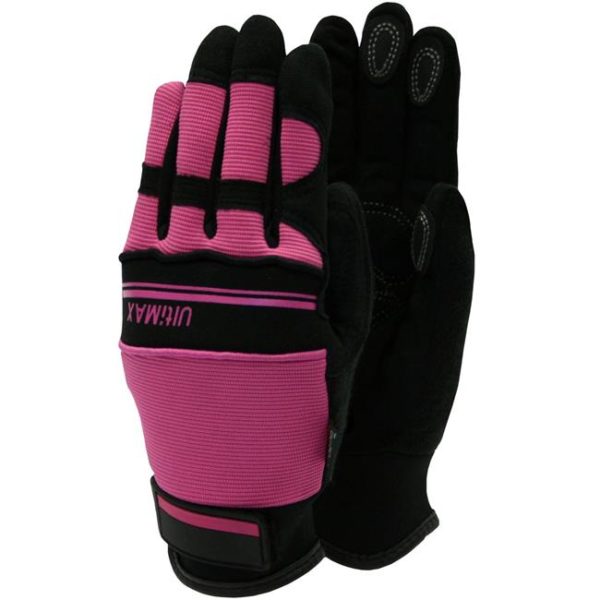 Town & Country Medium Ladies Gardening Gloves Deluxe Ultimax Purple