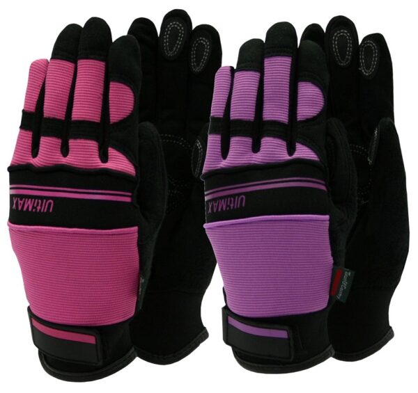Town & Country Medium Ladies Gardening Gloves Deluxe Ultimax Purple