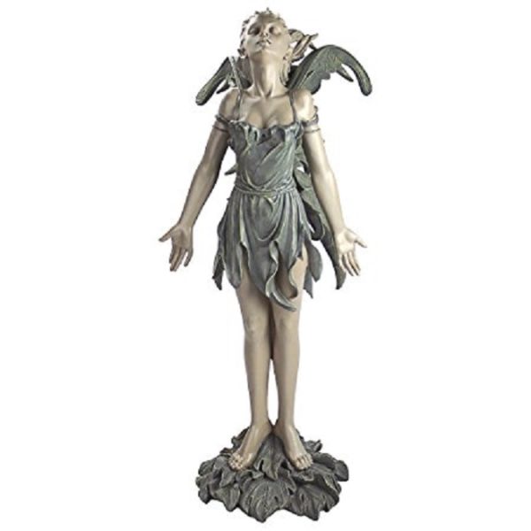 New Design Toscano 'Spirit of the Wind' Fairy Statue Home / Garden Ornament
