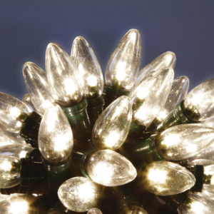 80 Big Bulb Multi-Action LED Warm White Lights Christmas Fairy Lights Outdoor