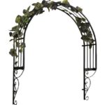 Toscano Design Ornamental Metal Garden Window Trellis