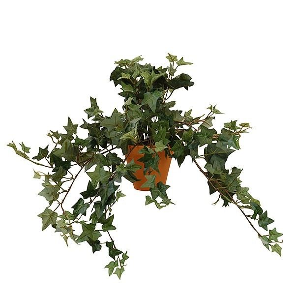 New Artificial Trailing Ivy Bush 'Potted' Green Ivy 45cm Trails Pot Plant