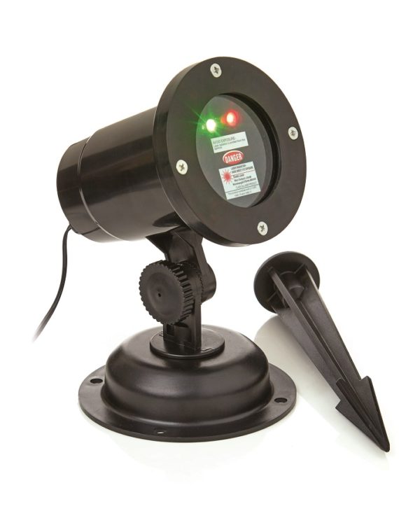 23cm Outdoor Laser + Rotating Red/Green Dots +Timer & Speed Control Premier