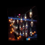 120 Big Bulb Warm White LED Chaser Christmas Fairy Lights Outdoor