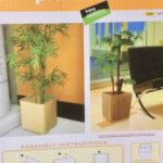 Brown Rattan Effect Planter Cover / Pot Cover 12 inch Clearance!