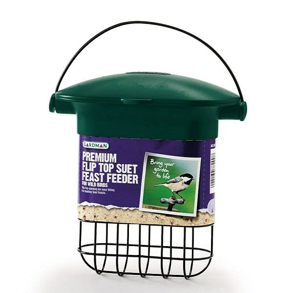 Premium Flip Top Suet Feast Feeder Gardman A01382