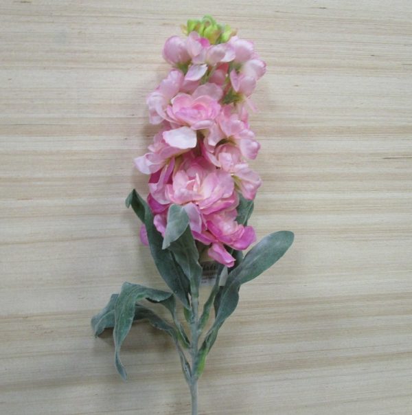 Deluxe Stock 'Pink' Artificial Silk Flowers Pack x 6 Stems OFFER!