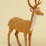 39cm Standing Reindeer / Deer Christmas Figure / Figurine