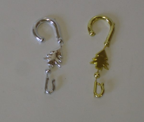 Pack 48 Fancy Christmas Tree Decoration Hooks 4 Christmas Ornaments 'Gold'