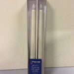 Pack x2 LED Taper Candles Battery-Operated Christmas / Party / Tableware