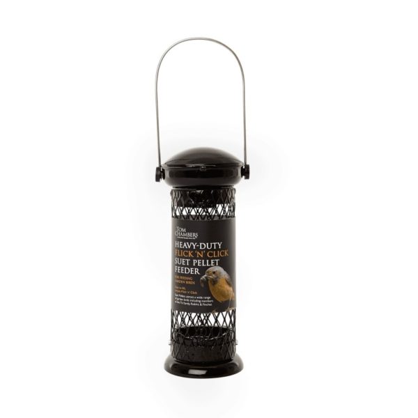 Heavy Duty Flick 'N' Click Suet Pellet Feeder Tom Chambers Wild Bird Care CS063