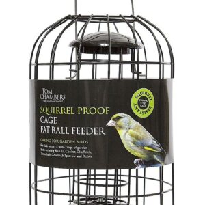 Tom Chambers Squirrel Proof Cage Fat Ball Feeder