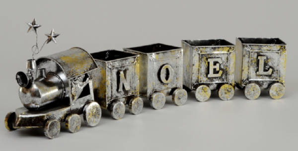 48cm NOEL Train Metal Figurine / Table-piece Christmas Decoration New Design