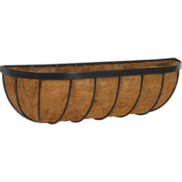 Gardman 24" (60cm) Georgian Black Wall Trough / Window Box