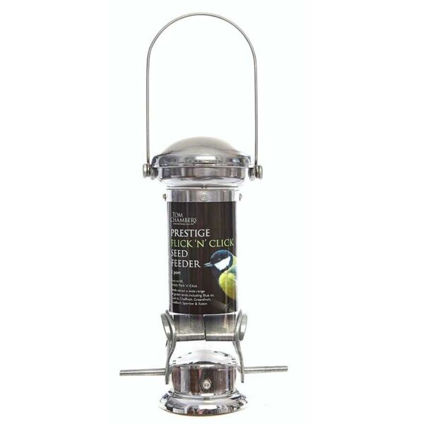Flick ‘N’ Click Tom Chambers Prestige Seed Feeder 2-Port CS075