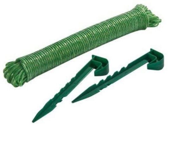Gardman 25m Garden Line and Pegs Set