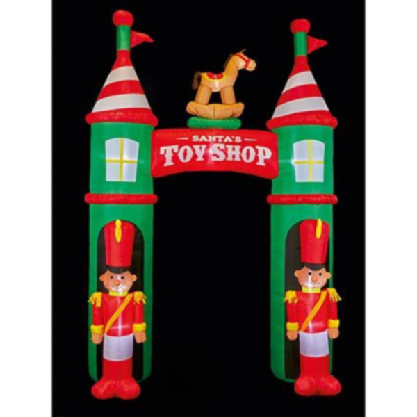 3m Toy Shop Inflatable Arch Christmas Decoration Premier Decorations