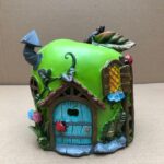 Solar Apple Design Fairy House Garden Lighting