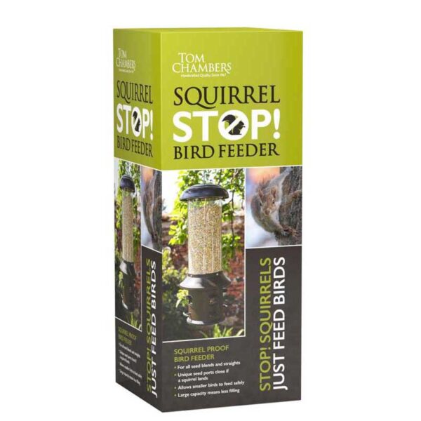 Tom Chambers Squirrel Stop Wild Bird Seed Feeder SQ019
