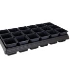 Growing Trays with 18 x 9 cm Pots Pack x3 trays & Pots (54) Gardman