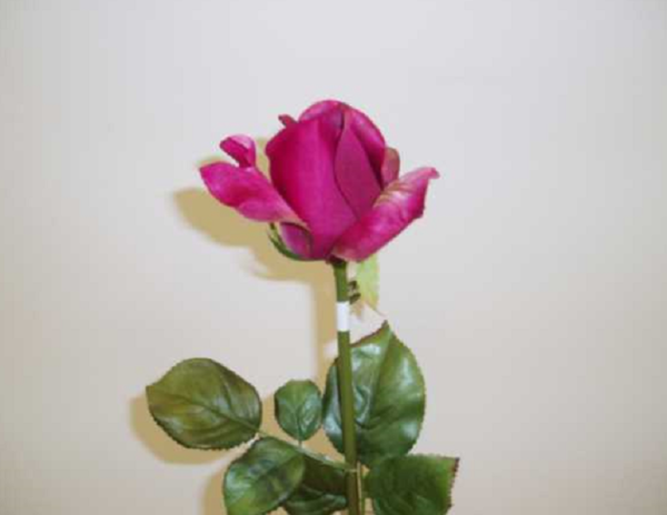 Hot Pink Rose Bud Artificial Silk Flower Pack 12 Stems