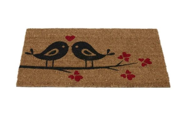 Gardman 'Love Birds' Printed Coir Door Mat 82930