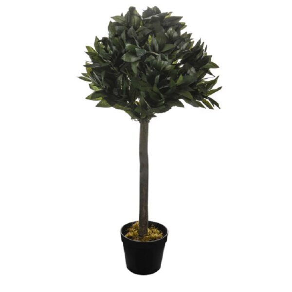 Pair x 4ft Artificial Bay Tree Artificial Bush / Houseplant Gardman 03006