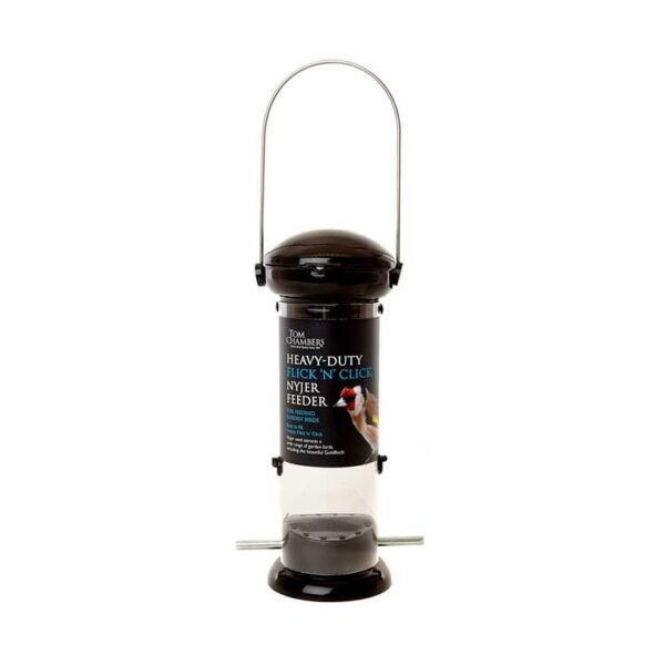 Heavy Duty Flick 'N' Click Niger Feeder Tom Chambers Wild Bird Care CS062