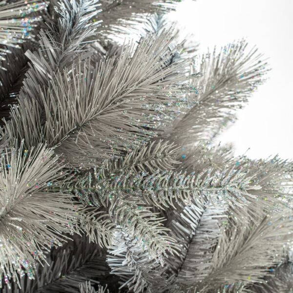 Premier 7ft Deluxe Silver Tipped Fir Artificial Christmas Tree