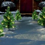 Premier LED Christmas Tree Path Lights - 6 Trees / 15 LED per Tree