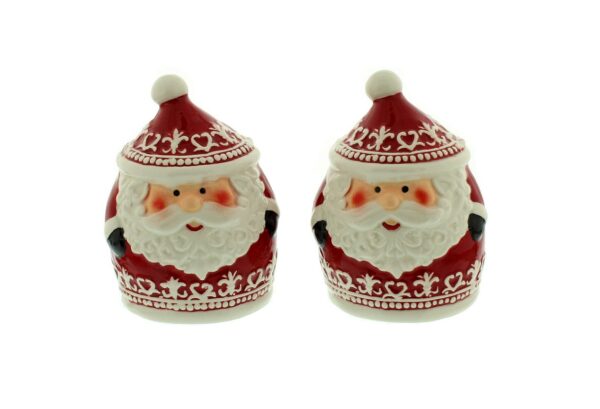 Santa's Salt & Pepper Pots Christmas Cruet Set Decoration 6669