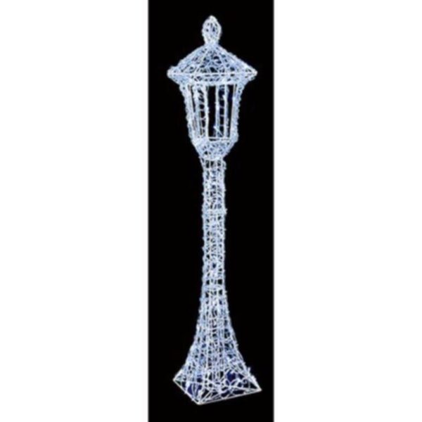 Premier 120 White LED Soft Acrylic Lampost 1.2m Christmas Lighting