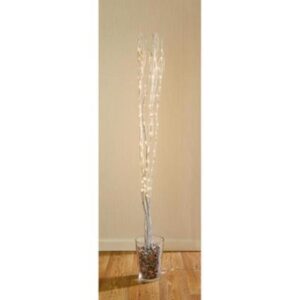 80 W/White LED Christmas Silver Twig Light Decorations 1.2m LV081488 Premier